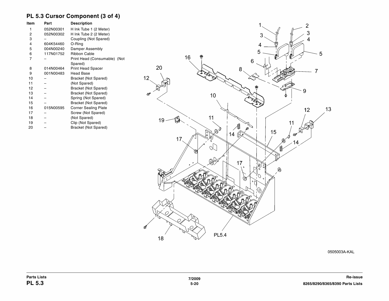 Xerox WideFormat 8265 8290 8365 8390 Parts List Manual-3